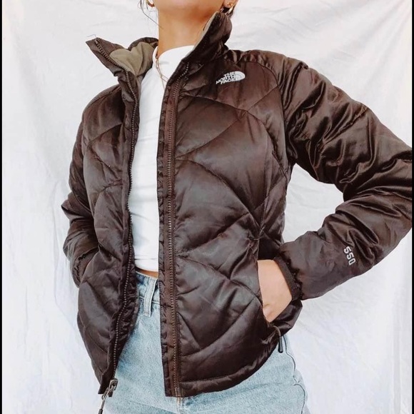 Brown North Face Puffer Coat - Picture 1 of 3